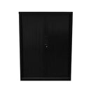 Move Tambour Door Cupboard 1200Mm Without Shelves Black Satin