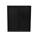 Move Tambour Door Cupboard 1200Mm Without Shelves Black Satin