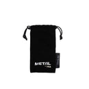 Gold Metal Anal Plug With Amethyst Crystal Small