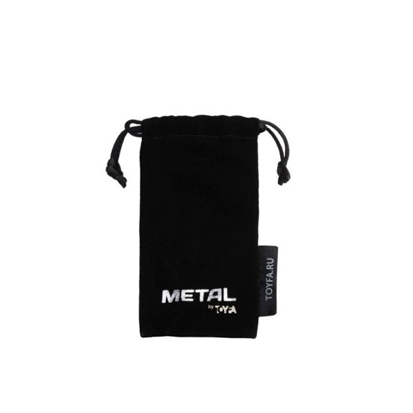 Gold Metal Anal Plug With Amethyst Crystal Small