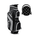 Golf Cart Bag With 14 Way Top Dividers 9 Pockets And Cooler Bag