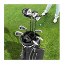 Golf Club Package Set With Oversize Aluminum Driver For Outdoor Use