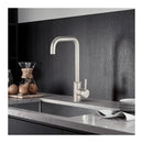 Gooseneck Swivel Spout Basin Faucet Kitchen Sink Mixer Tap