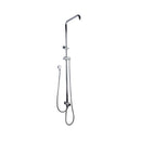 Gooseneck Shower Arm Rail Brass Diverter For Bathroom Water Inlet