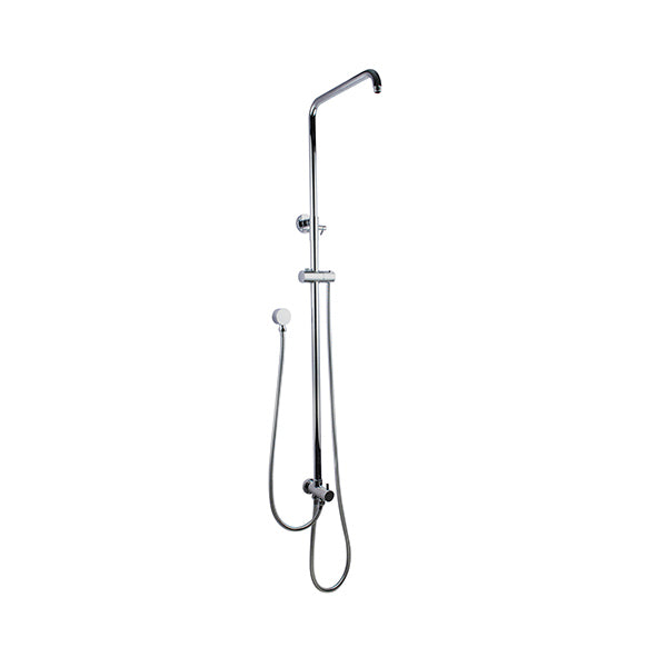 Gooseneck Shower Arm Rail Brass Diverter For Bathroom Water Inlet