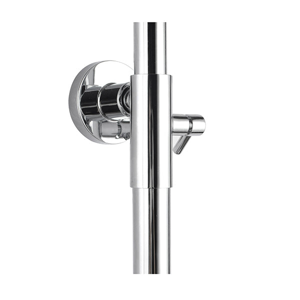 Gooseneck Shower Arm Rail Brass Diverter For Bathroom Water Inlet