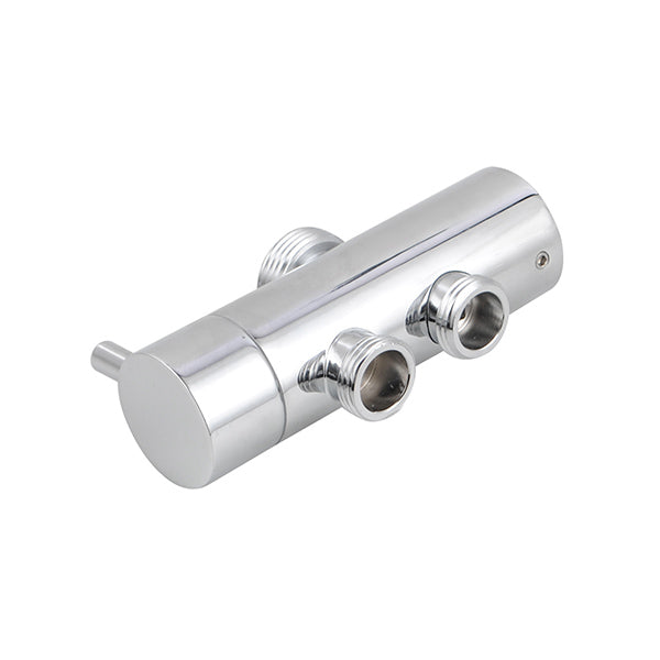 Gooseneck Shower Arm Rail Brass Diverter For Bathroom Water Inlet