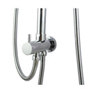 Gooseneck Shower Arm Rail Brass Diverter For Bathroom Water Inlet