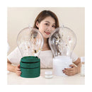 Green 360 Degree Rotating Led Light 2 Layered Jewelry Storage Box