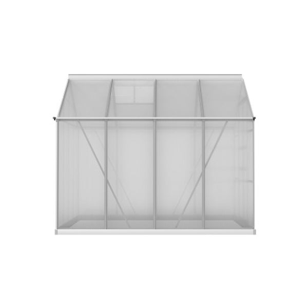 Greenfingers Aluminium Greenhouse Green House Polycarbonate Garden Shed 240Cmx250Cm