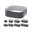 Greenfingers Garden Bed Galvanised Raised Steel 9 In 1 Modular Flower Planter