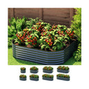 Greenfingers Garden Bed Galvanised Raised Steel 9 In 1 Modular Flower Planter
