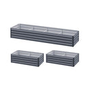 Greenfingers Garden Bed Galvanised Raised Steel Instant Planter 240X80X45Cm