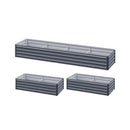 Greenfingers Garden Bed Galvanised Raised Steel Instant Planter 320X80X45Cm