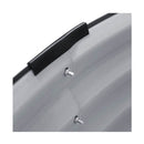 Greenfingers Garden Bed Galvanised Raised Steel Planter Box Round 90X45Cm