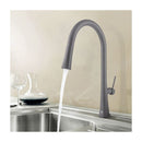 Grey Kitchen Pull Out Mixer Tap Swivel Spout Laundry Sink