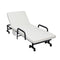 Folding Single Guest Bed With Mattress And Metal Frame