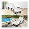 Folding Single Guest Bed With Mattress And Metal Frame