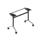 Gush Flip Top Table Frame Suits 1200Mm W Table Tops Black Aluminum