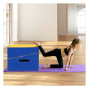 Gymnastics Tumbling Mat With Epe Foam And Non Slip Pvc Leather Yellow