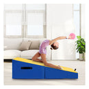 Gymnastics Tumbling Mat With Epe Foam And Non Slip Pvc Leather Yellow