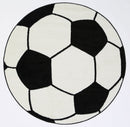 Wisteria Cove Black White Kids Rug