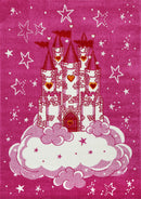 Winter Cove Pink Kids Rug
