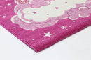 Winter Cove Pink Kids Rug