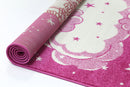 Winter Cove Pink Kids Rug