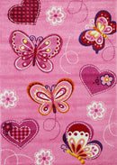 Pearl Cove Pink Kids Rug