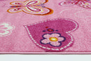 Pearl Cove Pink Kids Rug