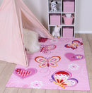 Pearl Cove Pink Kids Rug