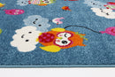 Orchid Cove Blue Kids Rug
