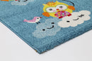 Orchid Cove Blue Kids Rug
