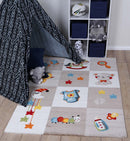 Pine Cove Grey Kids Rug
