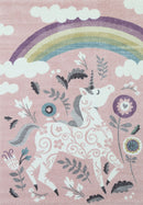 Opal Cove Pink Kids Rug