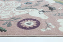 Opal Cove Pink Kids Rug