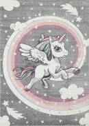 Willow Cove Grey Kids Rug