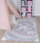 Willow Cove Grey Kids Rug