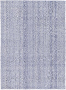 Amber Crest Blue Wool Rug