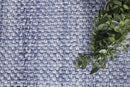 Amber Crest Blue Wool Rug