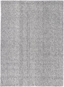 Azure Crest Charcoal Wool Rug