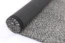 Azure Crest Charcoal Wool Rug