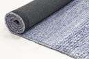 Clover Crest Blue Wool Rug