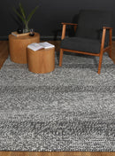 Dawn Crest Charcoal Wool Rug