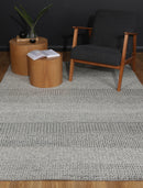 Ember Crest Grey Wool Rug