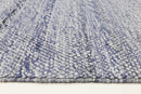 Evergreen Crest Blue Wool Rug