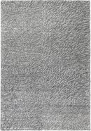 Fern Crest Charcoal Wool Rug