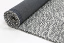 Fern Crest Charcoal Wool Rug