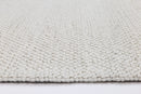 Misty Lane White Wool Rug